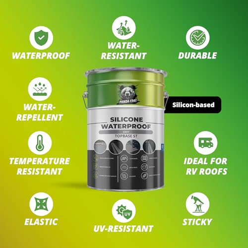 PandaCoat TopBase ST silicone waterproofing coating, grey, 1 kg