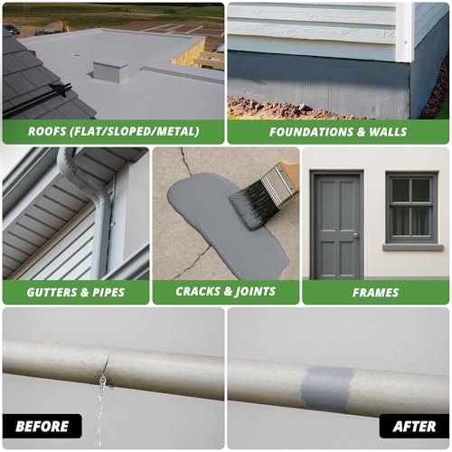 PandaCoat UniBase MS Fiber glass-fibre reinforced waterproofing, grey, 5.67 kg