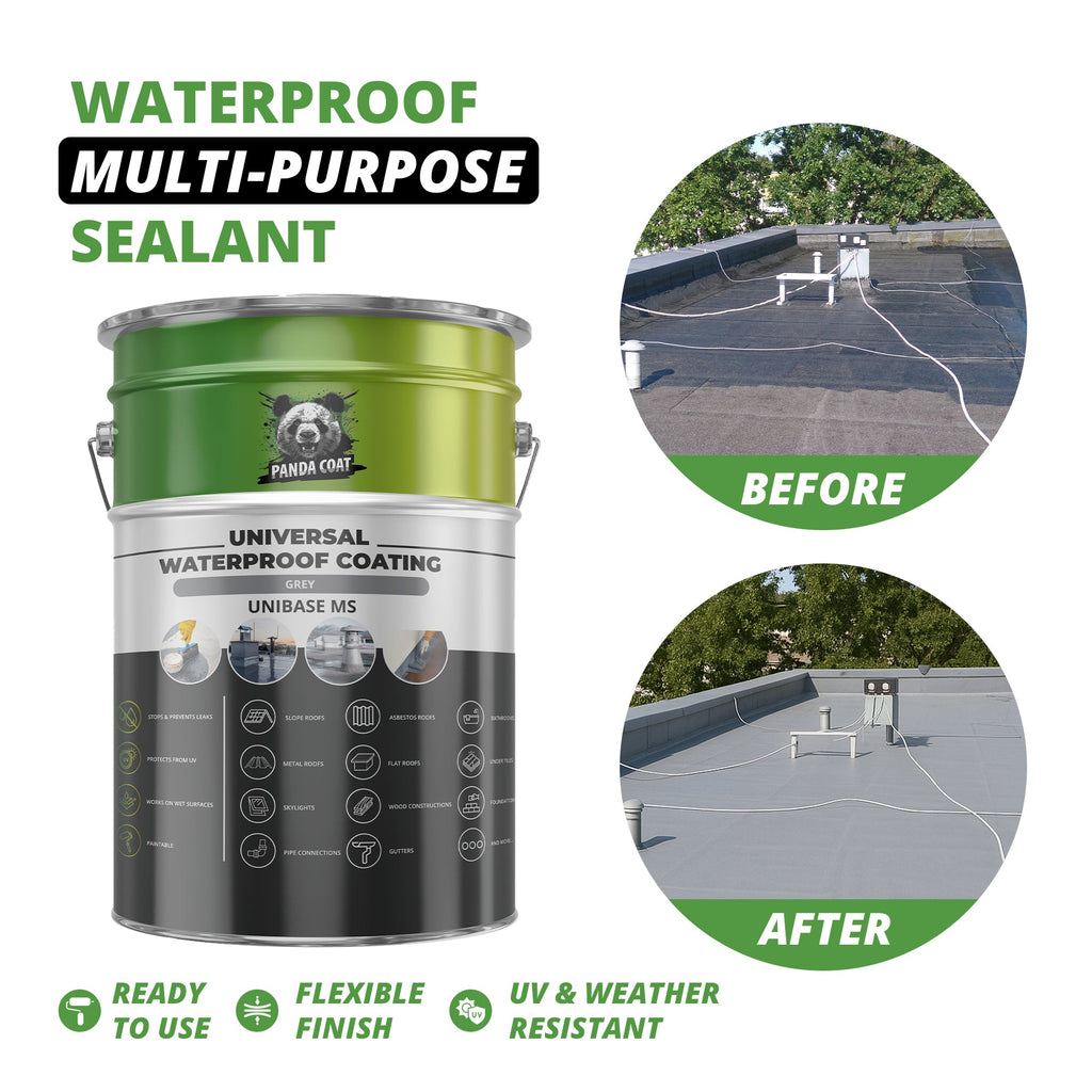 PandaCoat UniBase MS universal waterproofing (liquid rubber), grey, 1 kg