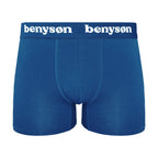 BENYSON men's bamboo viscose boxer shorts, 3 pcs, green, black, blue