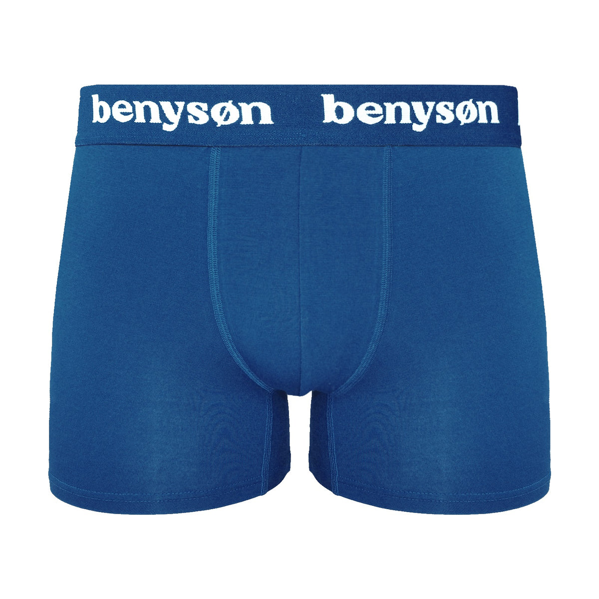 BENYSON men's bamboo viscose boxer shorts, 3 pcs, green, black, blue