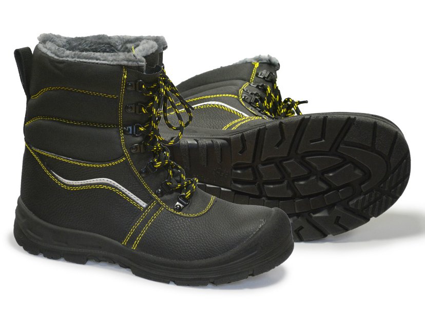 S3 winter work boots with steel toe cap