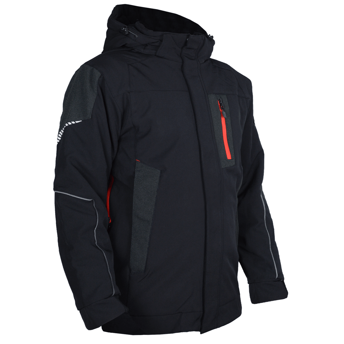 SOFTSHELL PARKA HQ winter jacket, black
