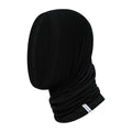 Merino wool neck gaiter / balaclava, black