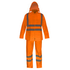 High-visibility rain suit