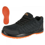 BTEX SB work shoes with orange sole