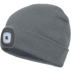 Winter hat with LED light, navy