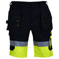 Reflex stretch work shorts, black