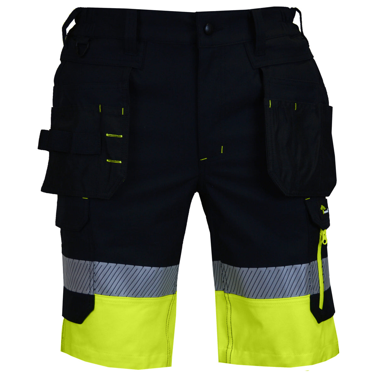 Reflex stretch work shorts, black