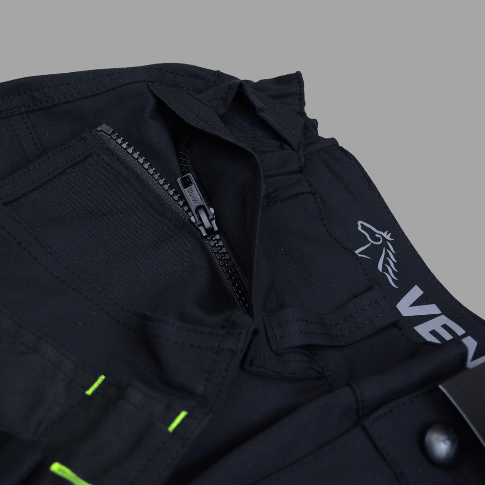 Reflex stretch work shorts, black