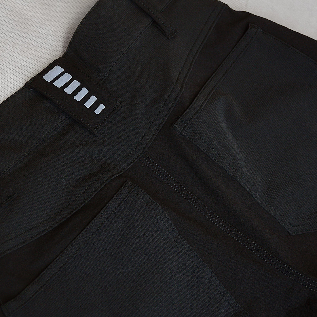 CROSS STRETCH black stretch work trousers with detachable holster pockets