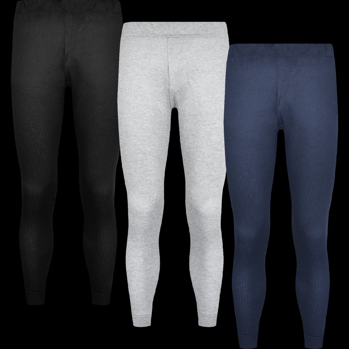 HEAT BOOSTER men's thermal trousers with soft fleece inside, navy