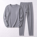 GAUBERT 150 men's merino wool thermal underwear set, grey