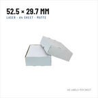 Riven Supply A4 labels, 52.5x29.7 mm, 40 per sheet, 500 sheets