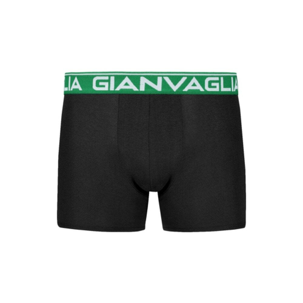 GIANVAGLIA Basic 026 men's cotton boxer briefs with coloured waistbands, 10 pcs