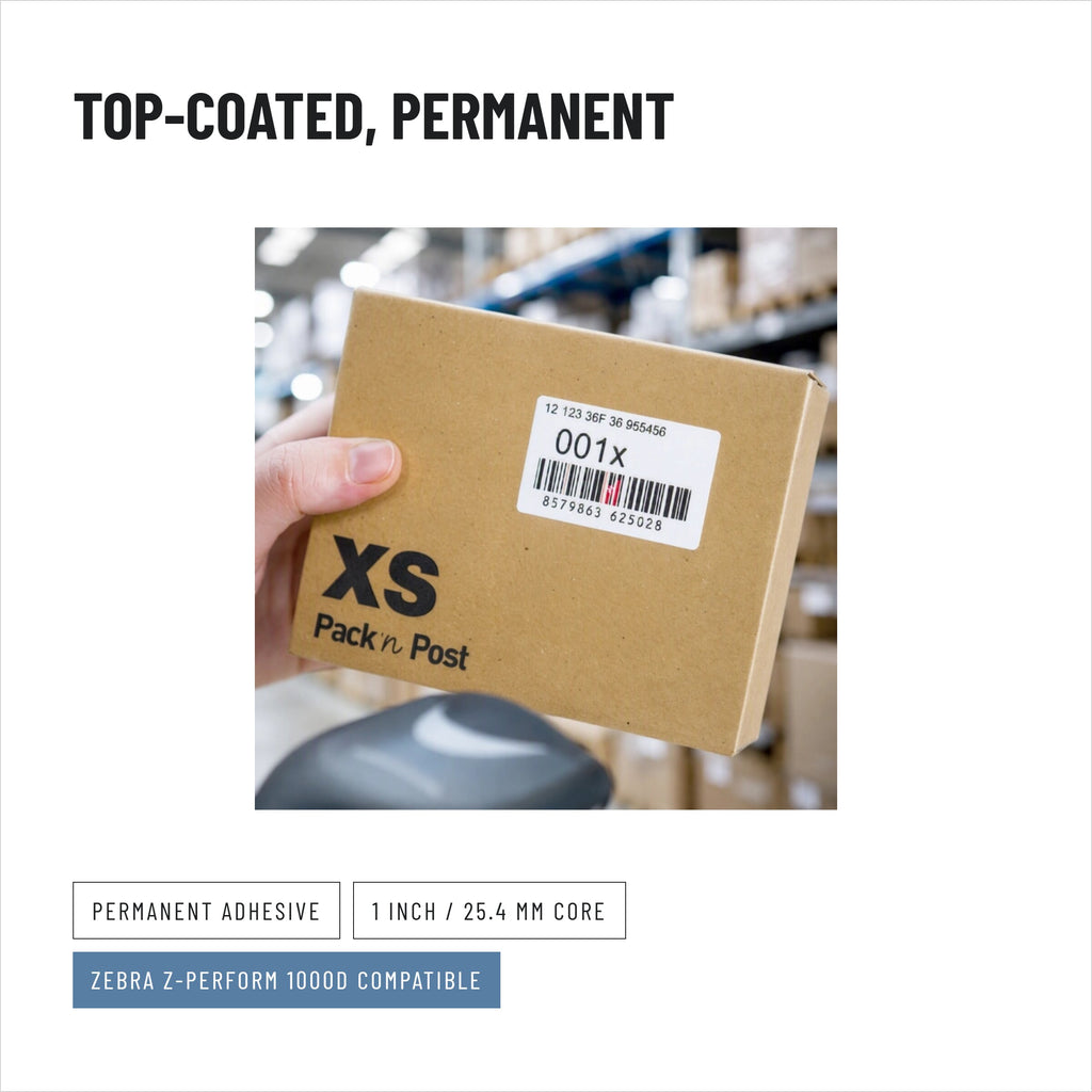 Thermal labels 50.8x25.4 mm, 2580 labels per roll
